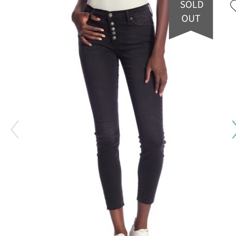 FP button fly skinny jeans